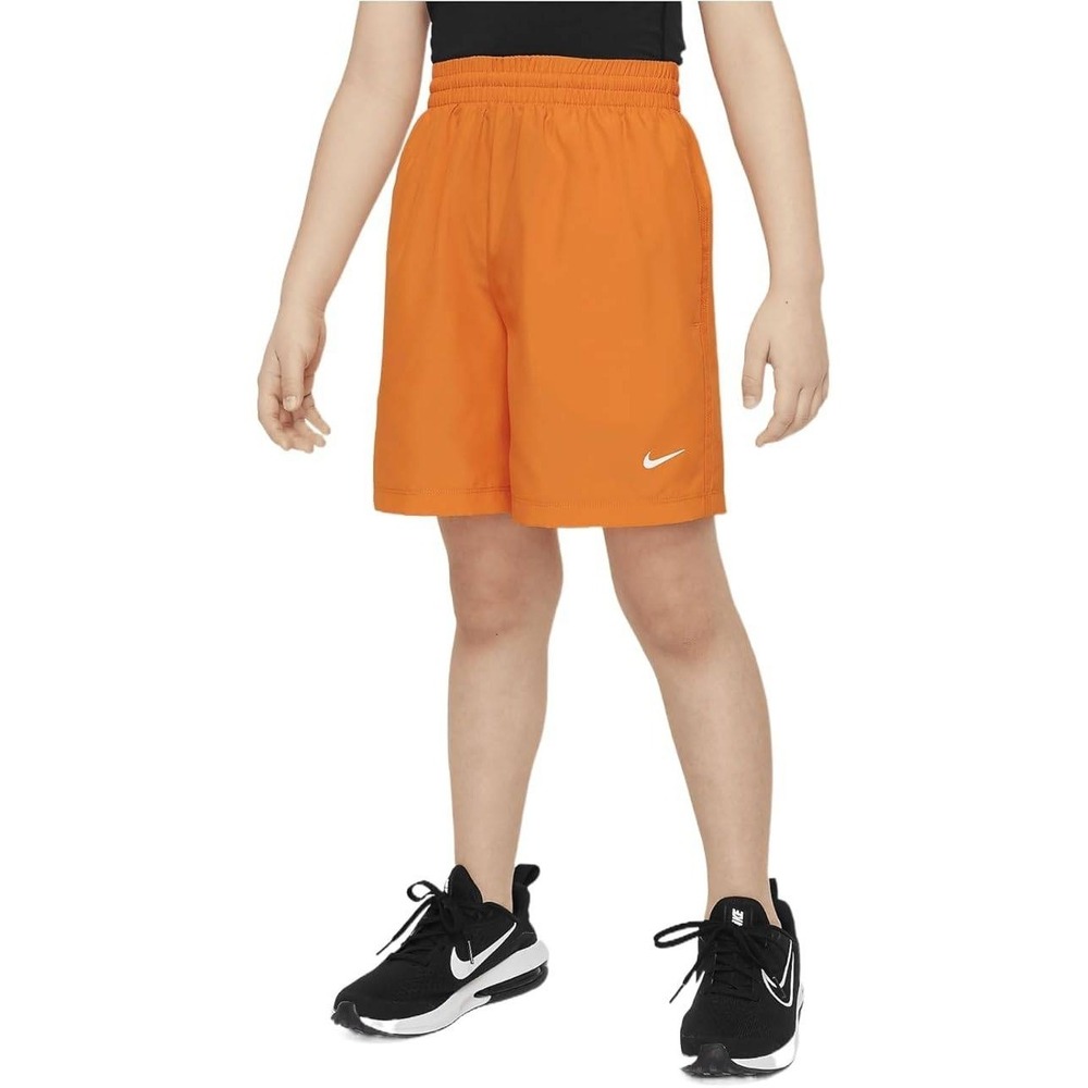 Nike Boys Dri-FIT Woven Training Shorts Orange Athletic Gym Size X-Large